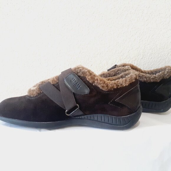 Stuart Weitzman Faux Fur Trim Shoes - Picture 6 of 12